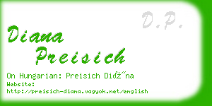 diana preisich business card